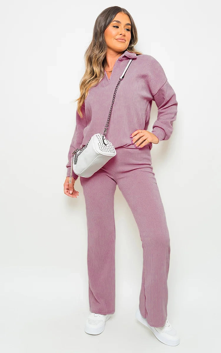 Lieldesigns Collared Long Sleeve & Trouser Co-ord Set