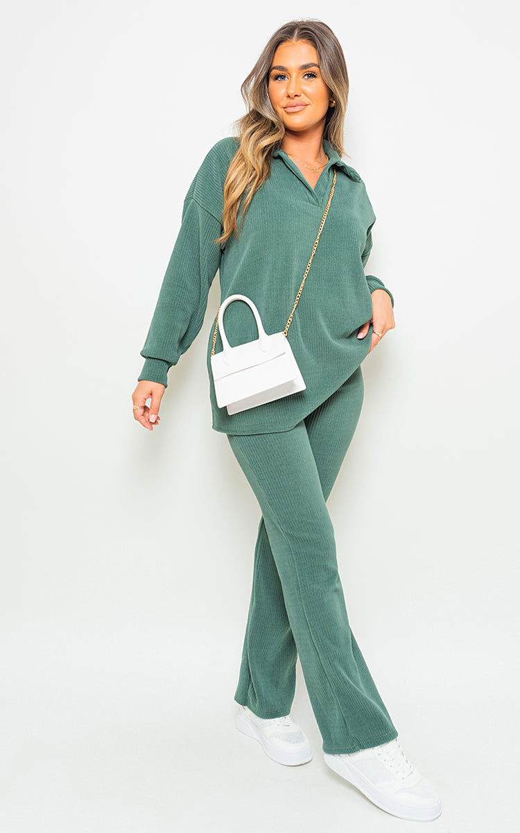 Lieldesigns Collared Long Sleeve & Trouser Co-ord Set