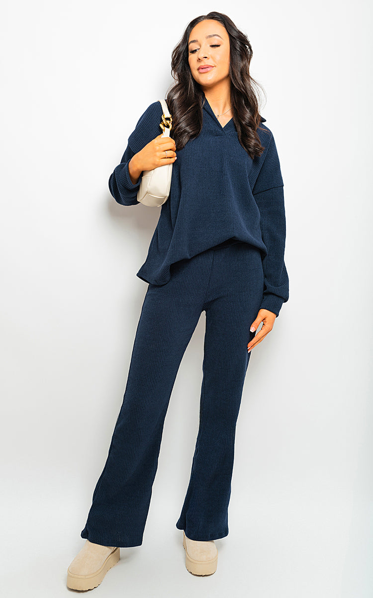 Lieldesigns Collared Long Sleeve & Trouser Co-ord Set