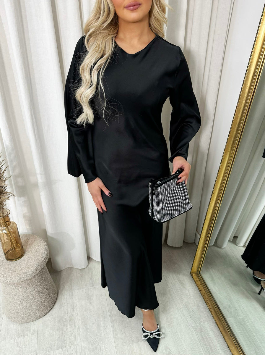 "Bell Long sleeve Maxi Dress for Women."