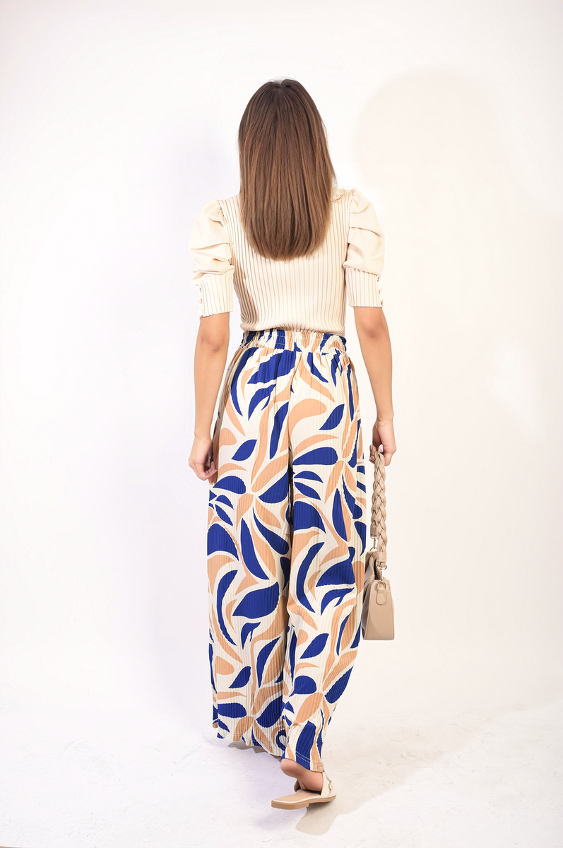 Lieldesigns Abstract Pattern Wide Leg Trousers
