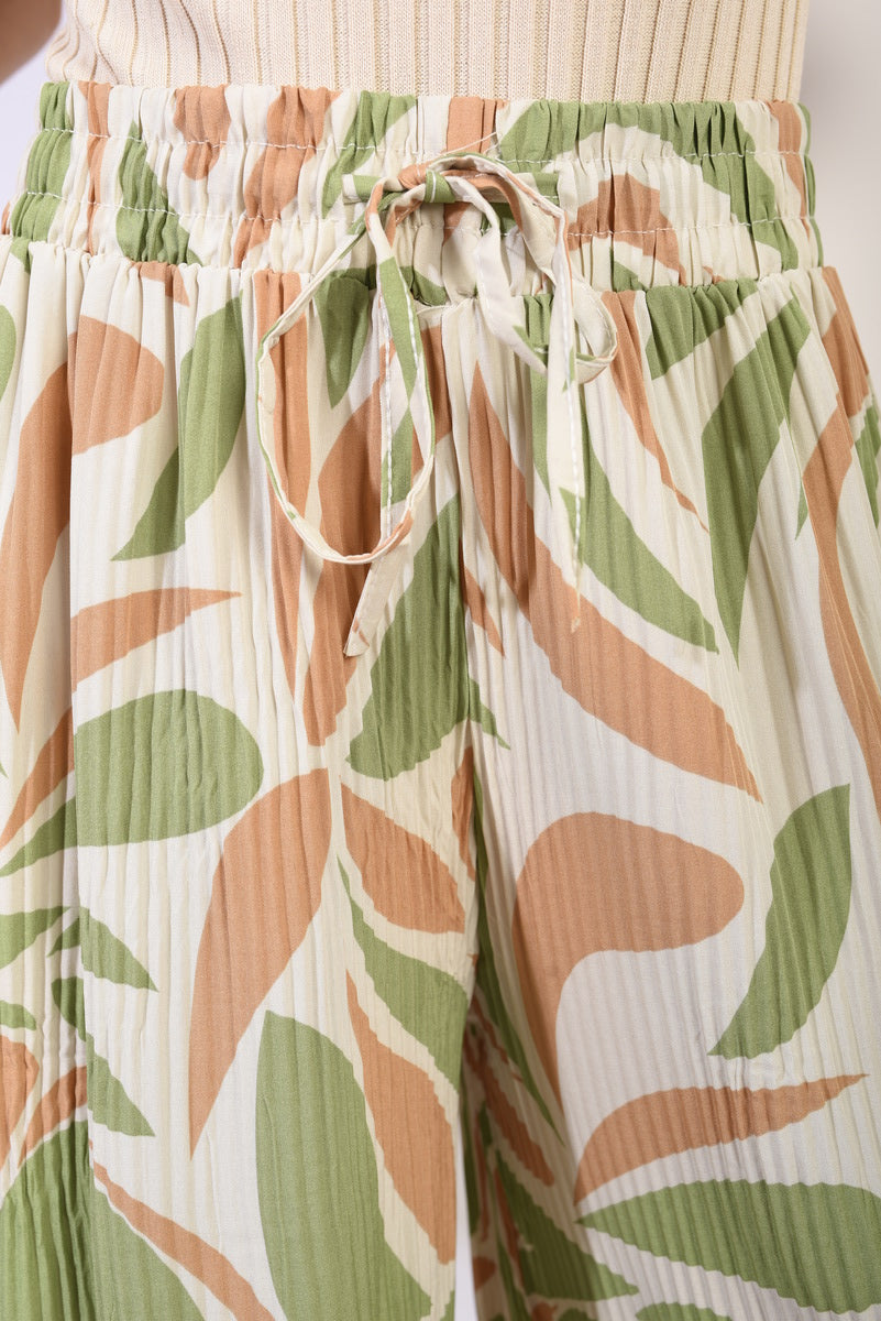 Lieldesigns Abstract Pattern Wide Leg Trousers