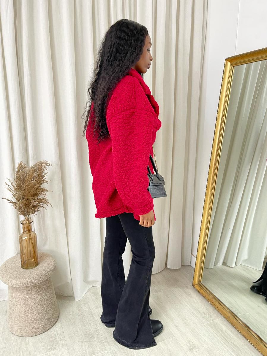 "Stylish button-down collared winter coat jacket for women in classic black, perfect for cold weather and formal occasions."