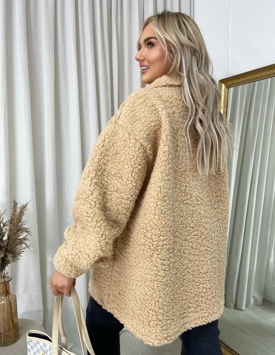 "Stylish button-down collared winter coat jacket for women in classic black, perfect for cold weather and formal occasions."