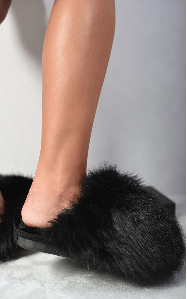 Fluffy Faux Fur Winter Slippers