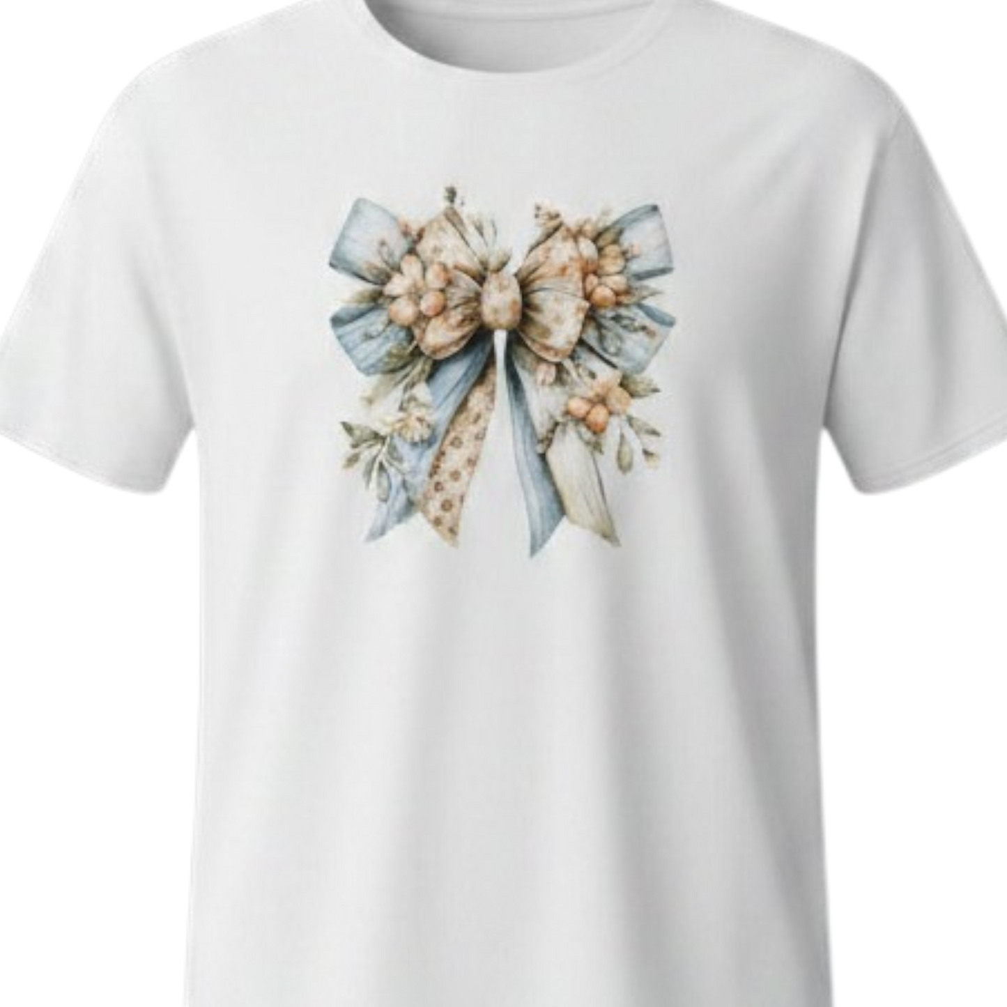 Botanical Bow Graphic T-Shirt