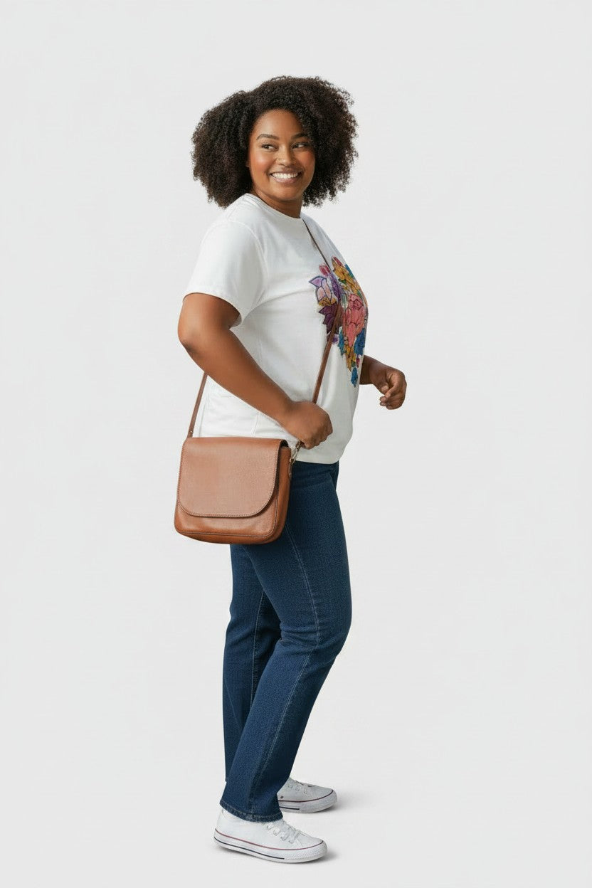 Women's Embroidery T-Shirt | Liel Designs