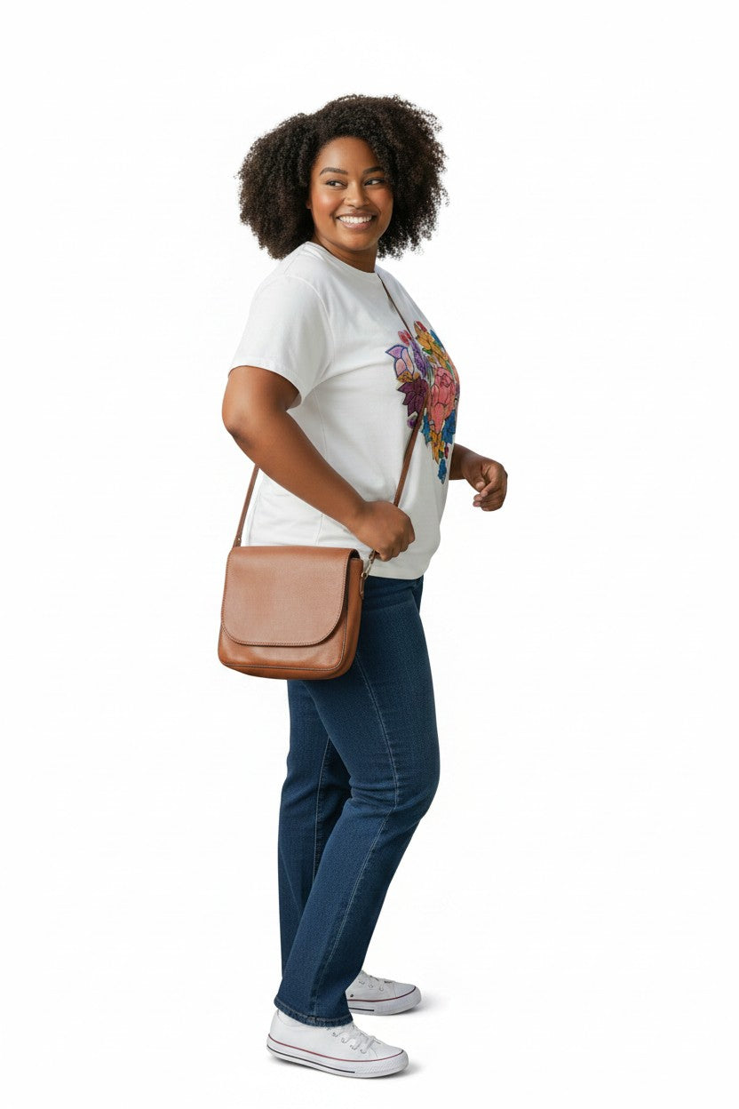 Women's Embroidery T-Shirt | Liel Designs
