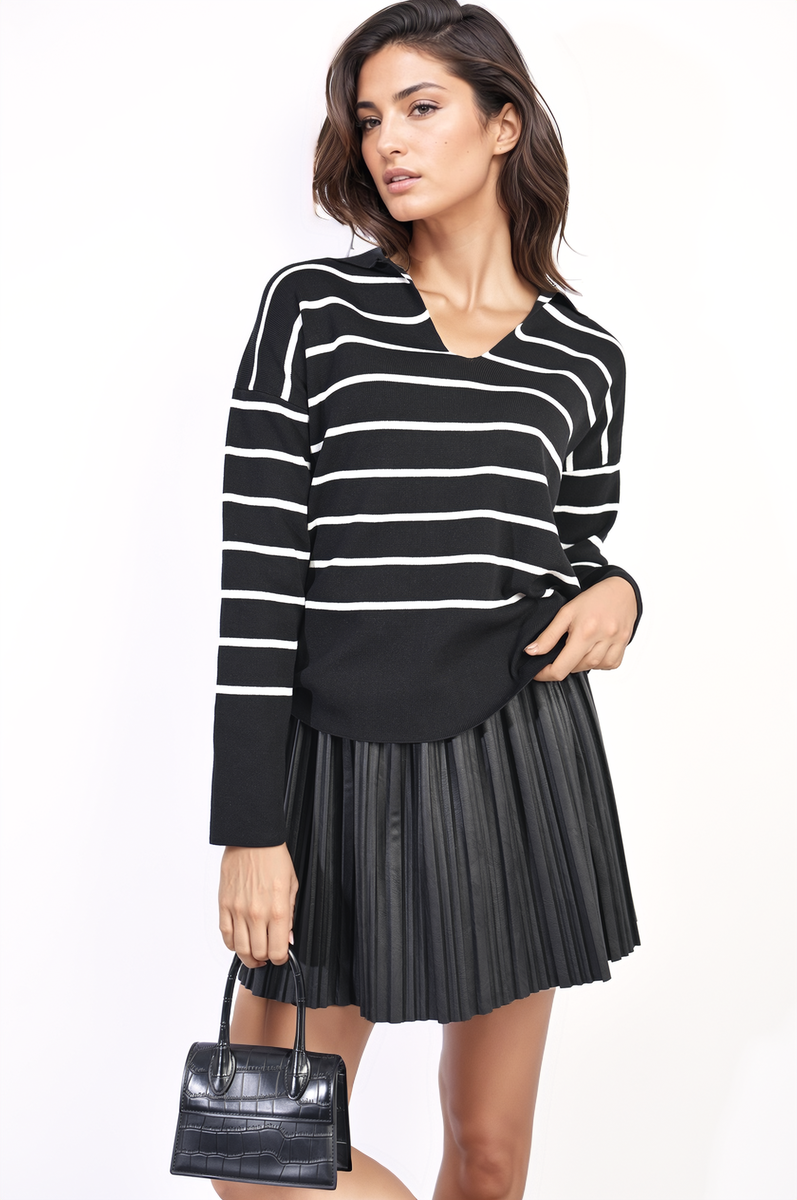 Striped Knitted Jumper