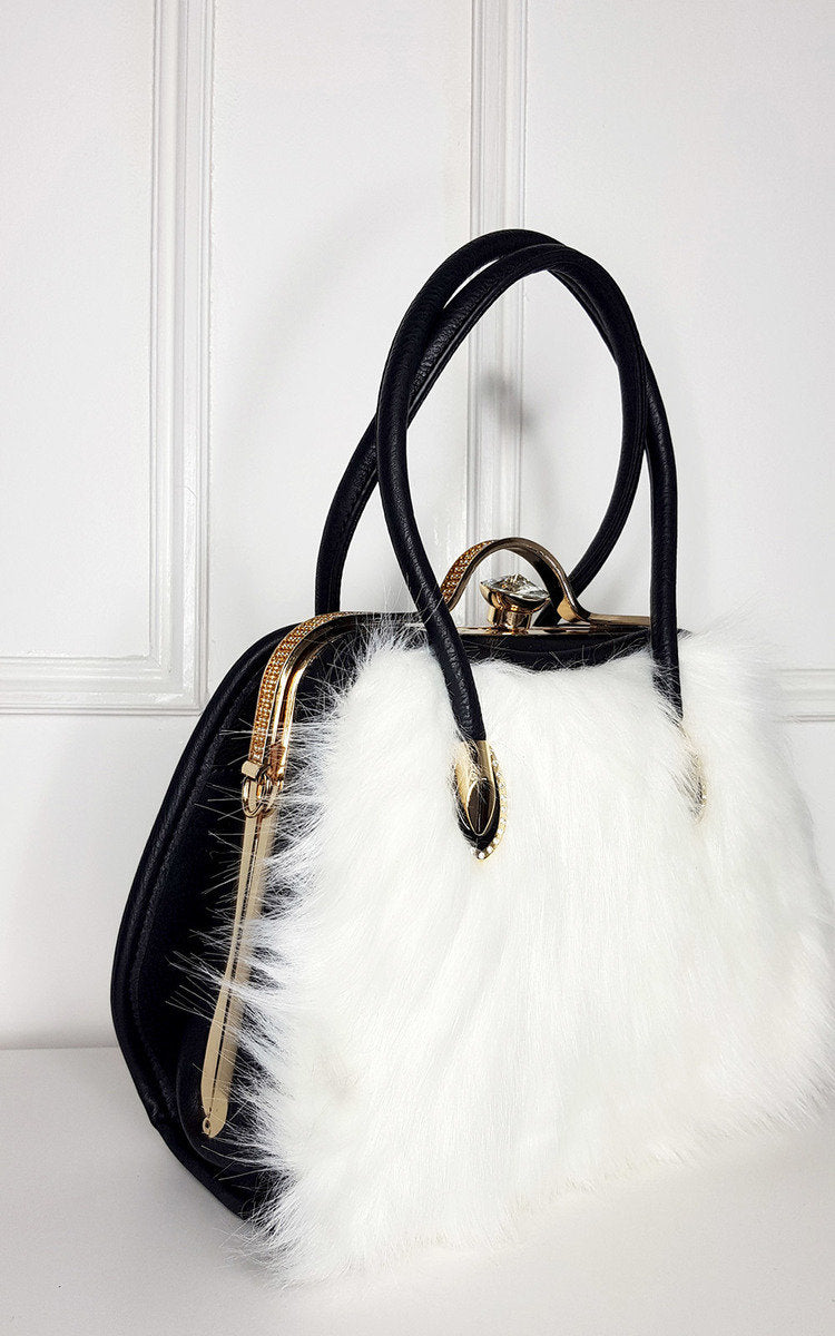 Faux Fur Handbag