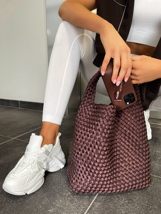White lace-up platform chunky trainers with thick ridged sole