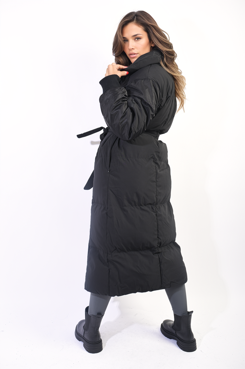 Lieldesigns Long Belted Puffer Coat