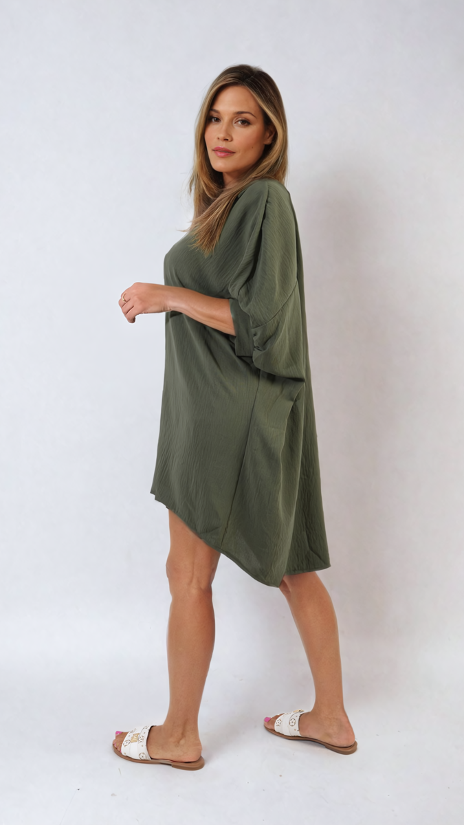 Balloon Sleeve Oversized Top