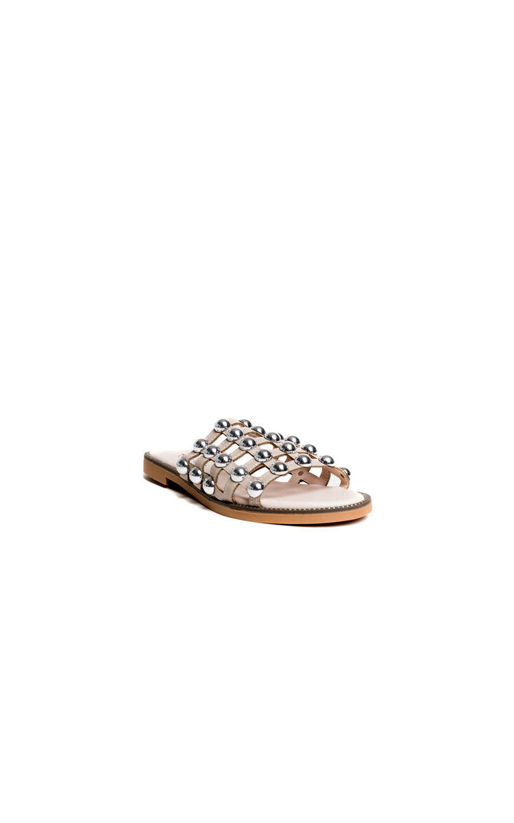 Studded Caged Open Toe Sandals