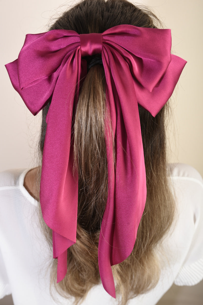 Elegant Big Bow Hair Clips