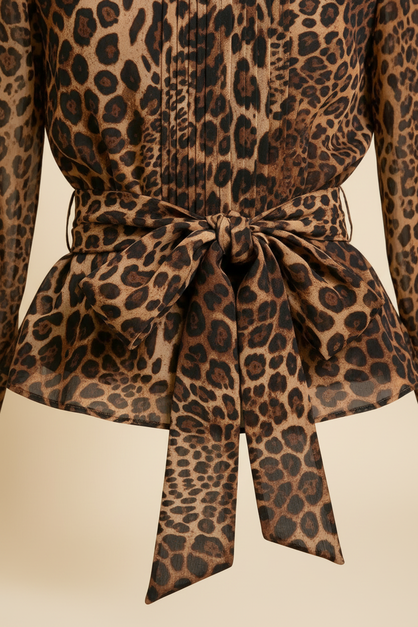 Liel Designs clean blouse bow detail in progress